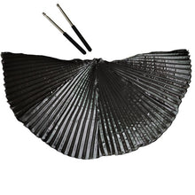 Load image into Gallery viewer, Belly Dance Wings Sticks Belly Dancing Costumes Bellydance Egypt Isis Wings for Children Girls Kids Gold Black 10 Colors Robs