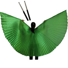 Load image into Gallery viewer, Belly Dance Wings Sticks Belly Dancing Costumes Bellydance Egypt Isis Wings for Children Girls Kids Gold Black 10 Colors Robs