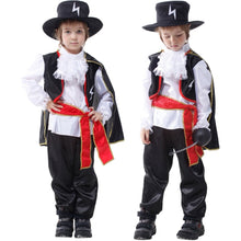 Load image into Gallery viewer, Boys 5PCs Halloween Suit Flash Knight Costume Novelties Cosplay Outfit Suitable for 5-9 Years Kids