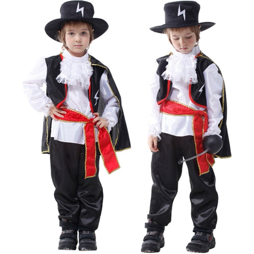 Boys 5PCs Halloween Suit Flash Knight Costume Novelties Cosplay Outfit Suitable for 5-9 Years Kids